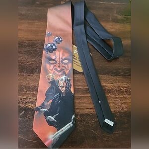 Star Wars Sith Darth Maul  Necktie Tie Ralph Marlin  NWT
